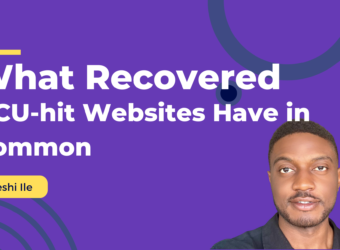 Google updates recovered websites