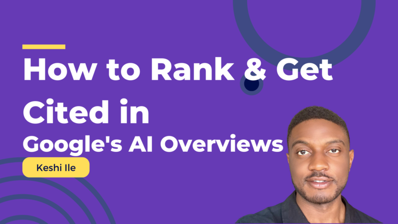 how to rank for google ai overview